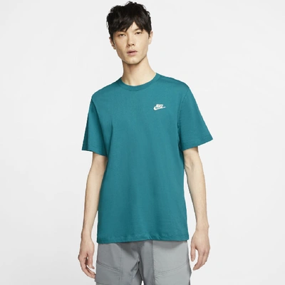 Shop Nike Sportswear Club Men's T-shirt In Blue