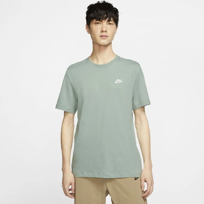 Shop Nike Sportswear Club Men's T-shirt In Green