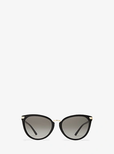 Shop Michael Kors Claremont Sunglasses In Black