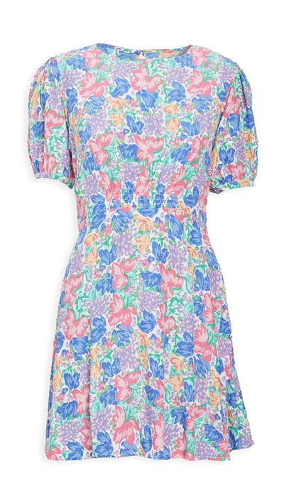 Shop Faithfull The Brand Sidonie Mini Dress In Jemima Floral Print