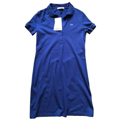Pre-owned Lacoste Navy Cotton Dress