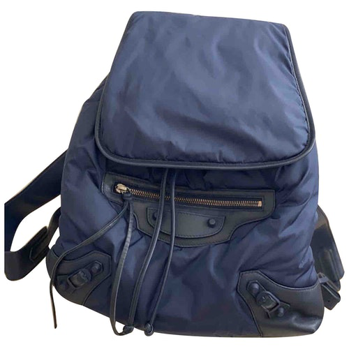 balenciaga backpack blue