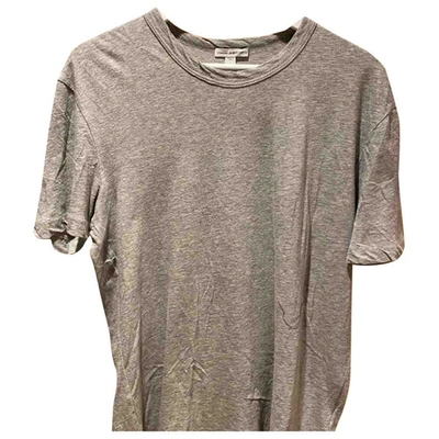 Pre-owned James Perse Grey Cotton T-shirts