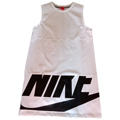 Pre-owned Nike White Dress