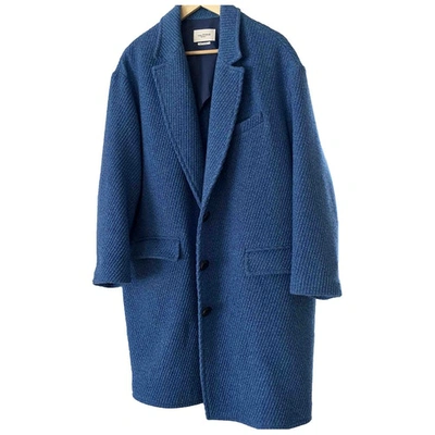 Pre-owned Isabel Marant Étoile Blue Wool Coat