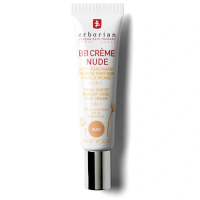 Shop Erborian Bb Cream 15ml (various Shades) - Nude