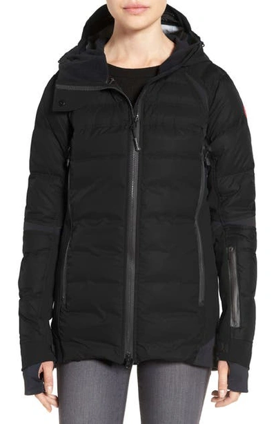 Canada Goose Hybridge Sutton Waterproof Down Jacket In Black