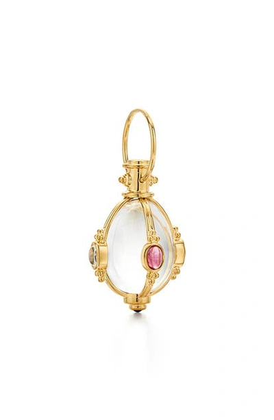 Shop Temple St Clair 18k Color Classic Amulet Pendant In Yellow Gold