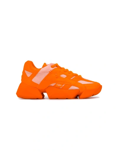 Shop Junya Watanabe X Buffalo Orange Sneakers