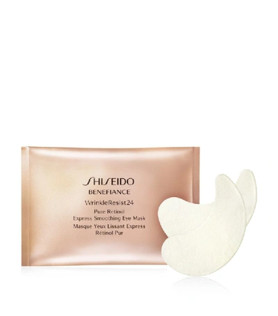 Shop Shiseido Benefiance Wrinkleresist24 Pure Retinol Express Smoothing Eye Mask In White