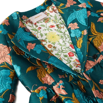 La Doublej Bouncy Coat In Lilium Verde