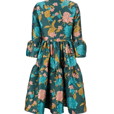 La Doublej Bouncy Coat In Lilium Verde