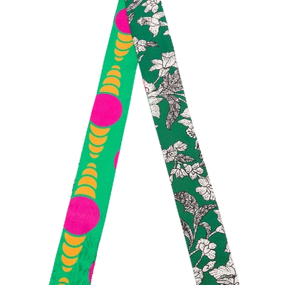 Shop La Doublej Skinny Scarf In Lilium Verde + Lava Lamp Grande