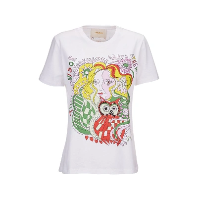 Shop La Doublej Goddess T-shirt In Athena Placed