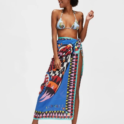 La Doublej Triangle Bikini Top In Mini Athena