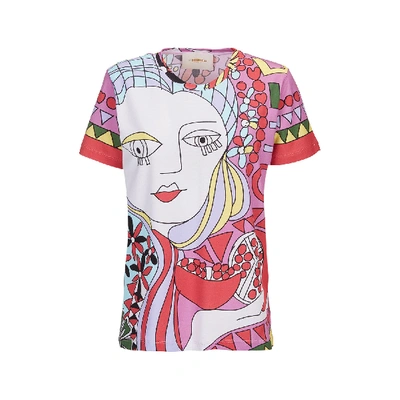Shop La Doublej Total Goddess T-shirt In Persephone Big Placed