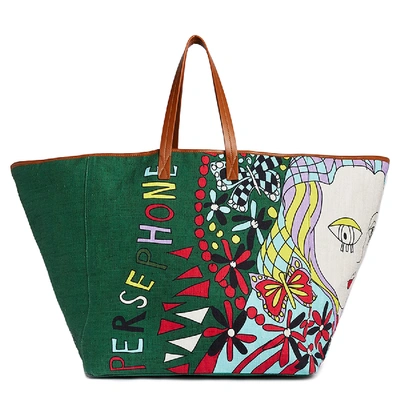 Shop La Doublej Big Mama Tote Bag In Persephone