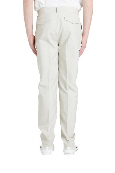 Shop Dior Homme Tailored Pants In Beige
