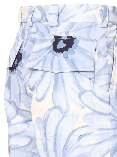 Shop Jacquemus Pleated Bermuda Shorts In Blue