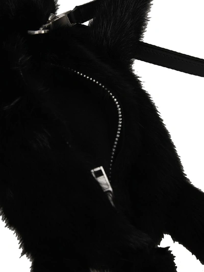 Shop Rick Owens Hun Bunny Bag In Black