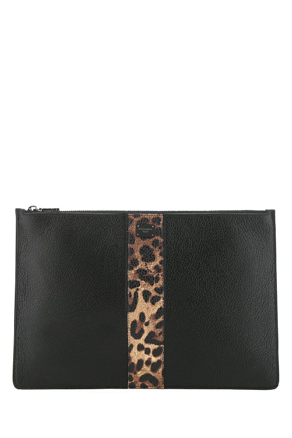 animal print clutch bag