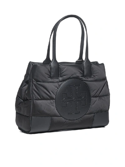 Shop Tory Burch Ella Quilted Tote Bag In Black