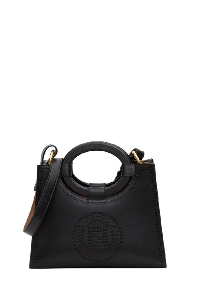 Shop Fendi Runaway Tote Bag In Black