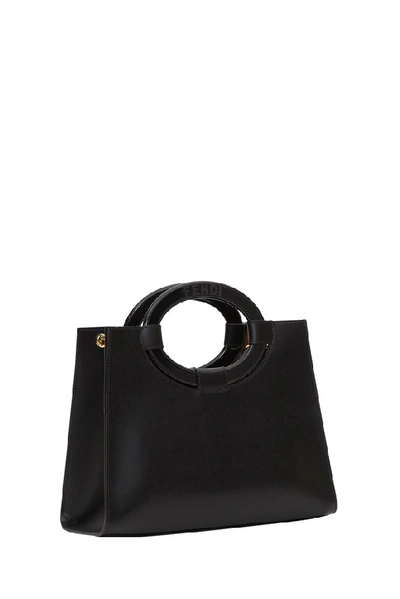 Shop Fendi Runaway Tote Bag In Black