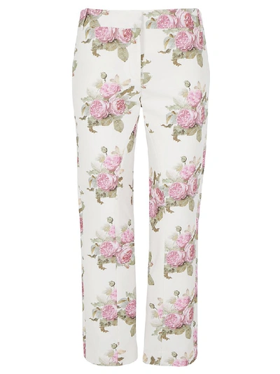 Shop Paco Rabanne Floral Print Pants In Multi
