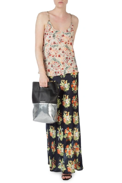 Shop Paco Rabanne Floral Print Maxi Skirt In Multi
