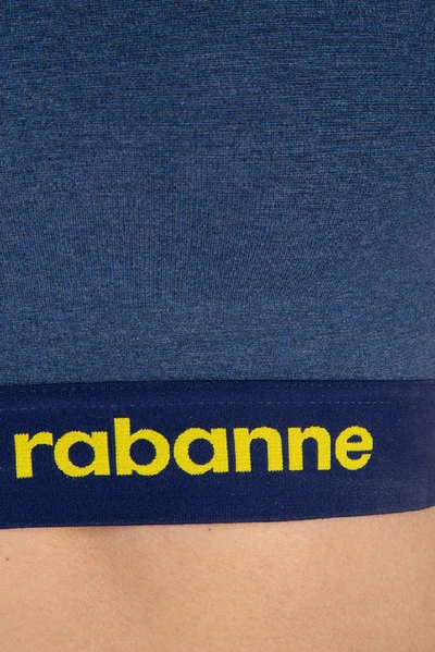 Shop Rabanne Paco  Cropped Top In Blue