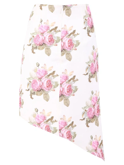 Shop Paco Rabanne Floral Print Wrap Skirt In Multi