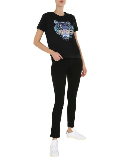 Shop Kenzo Tiger T In Black