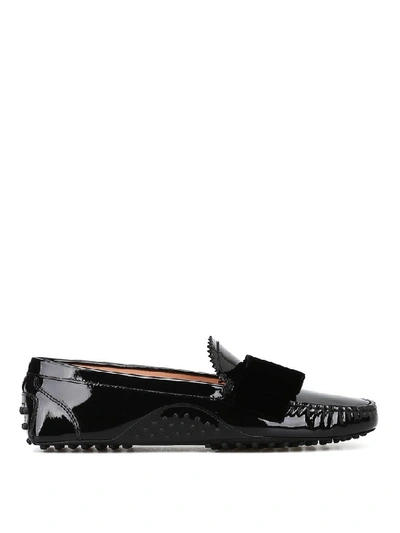 Shop Tod's X Alessandro Dell'acqua Gommino Driving Shoes In Black