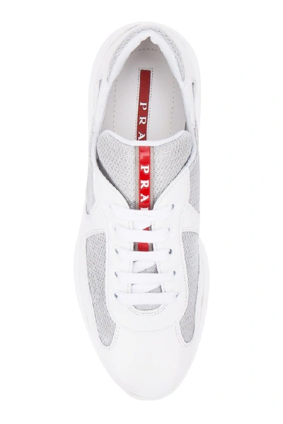 Shop Prada Contrasting Panelled Low In Multi