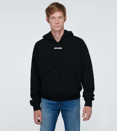Shop Off-white Marker Hooded Sweatshirt In Black