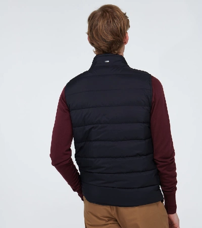Shop Herno Il Down-filled Gilet In Blue