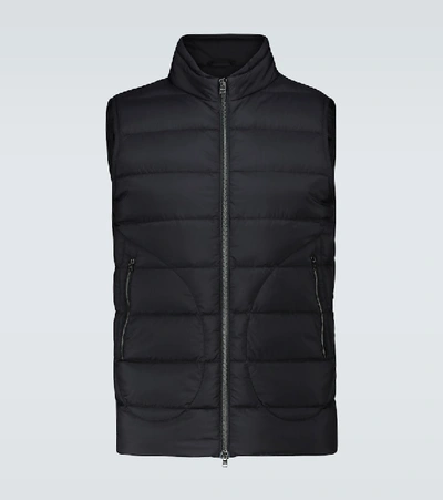 Shop Herno Il Gilet Down-filled Vest In Black