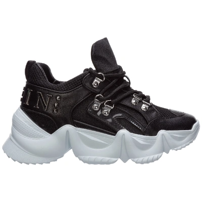 Shop Philipp Plein Runner Statement Sneakers In Black