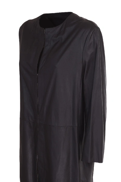 Shop Drome Black Coat. Regular Fit. Made In Nero