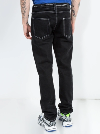 Shop Off-white X The Webster Exclusive Jeans Black