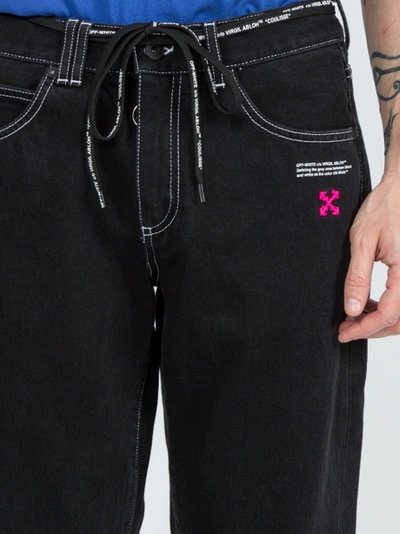 Shop Off-white X The Webster Exclusive Jeans Black