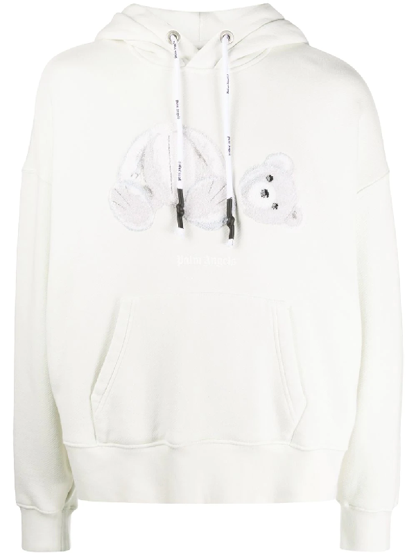 palm angels teddy bear hoodie