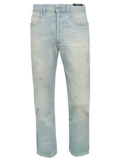 Shop Diesel D-eetar Straight-leg Jeans In Denim