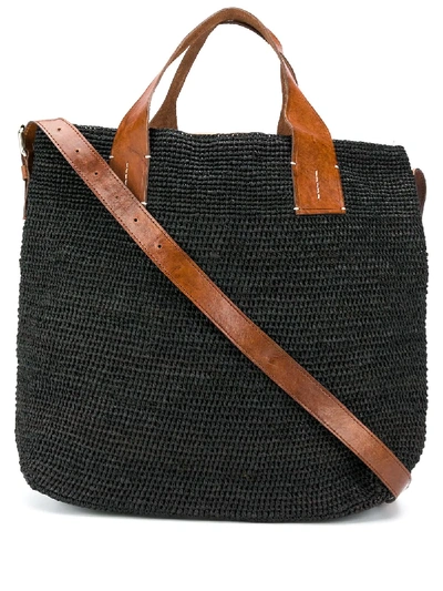 Ibeliv Mety Woven Crossbody Bag In Black