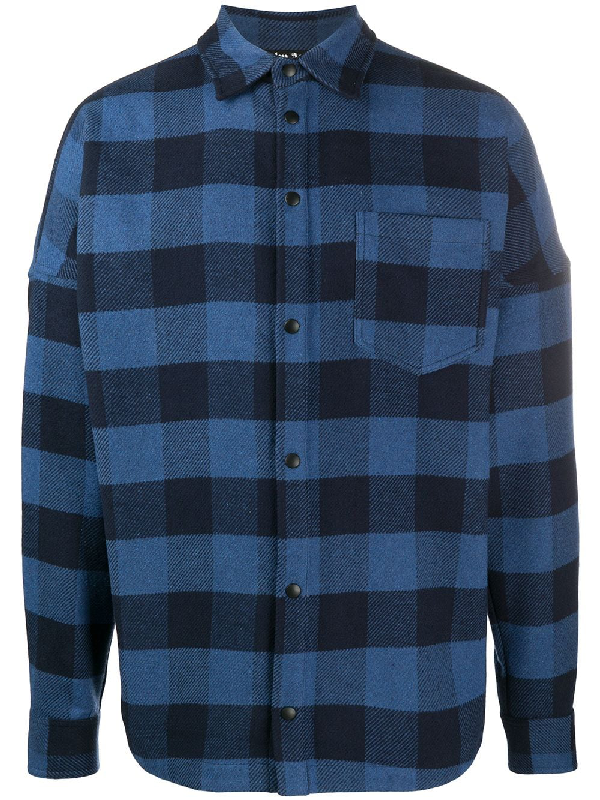 palm angels blue shirt