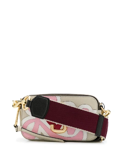 Shop Marc Jacobs Love Monogram Crossbody Bag In Neutrals