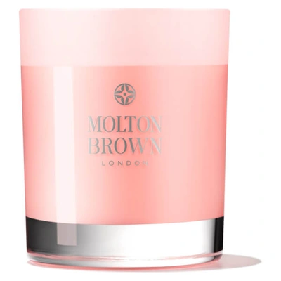 Shop Molton Brown Rhubarb And Rose Single Wick Candle 180g