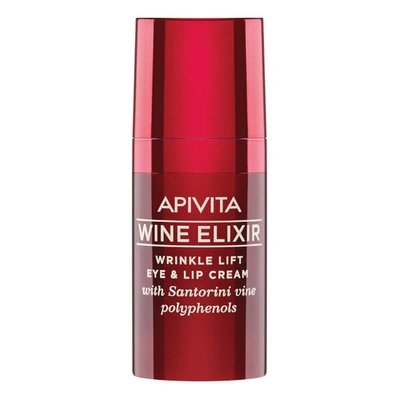 Shop Apivita Wine Elixir Wrinkle Lift Eye & Lip Cream 15ml