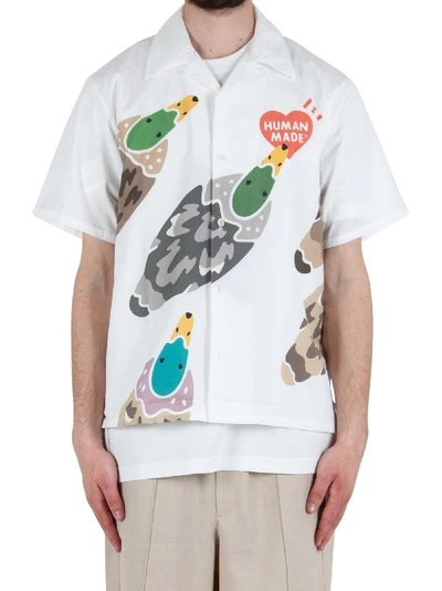 HUMAN MADE Duck Aloha Shirt White